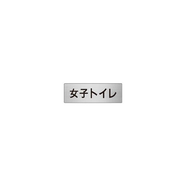 ユニット 室名表示板(小) 女子トイレ 片面表示 RS6-11 1枚（直送品）