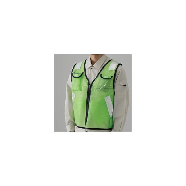 人気ブランドバ40代 ユニット アスクル - 1着(直送品) 379-362 若草 多機能ベスト 安全・保護用品
