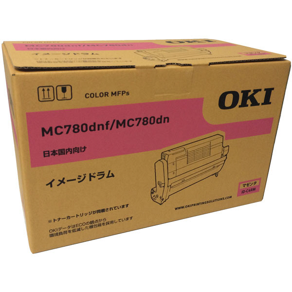 沖データ（OKI） 純正ドラムカートリッジ ID-C4RM マゼンタ 1個（直送品）