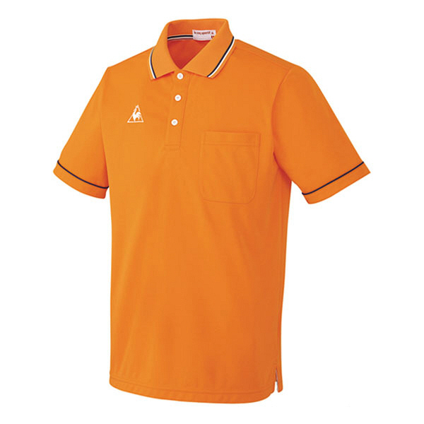 ルコックスポルティフ　介護ウェア　ポロシャツ（男女兼用）　オレンジ　M　UZL3021　（直送品）