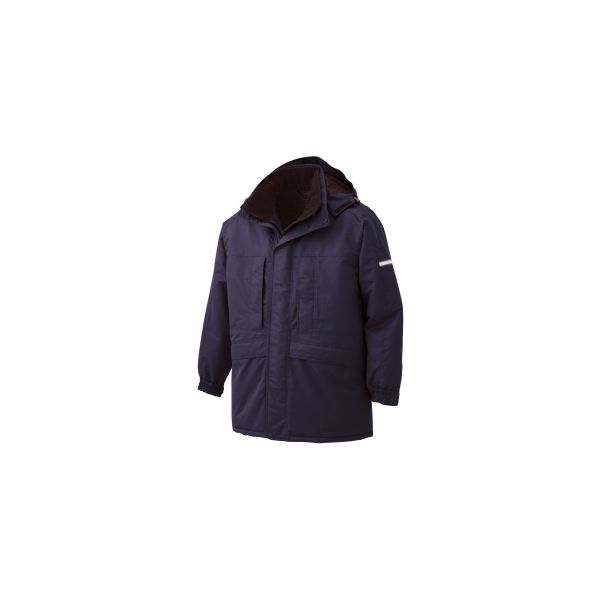ミドリ安全 防寒服 コート 防風 M4007 S ネイビー 3130019803 1点（直送品） 14,613円