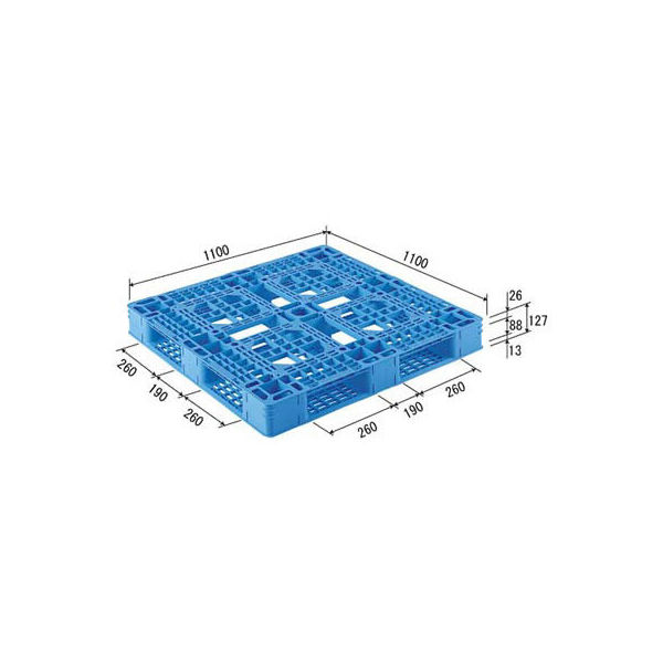 サンコー　パレット　D4-1111-8　81220200BKRCP　（直送品）