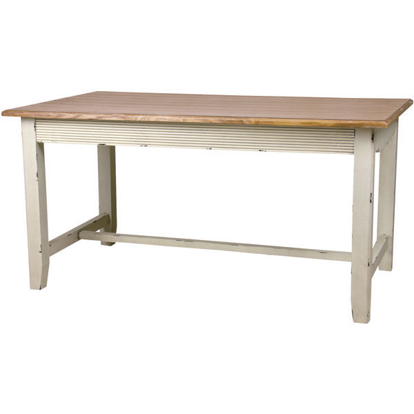 東谷（AZUMAYA）　Blossom（ブロッサム）　ダイニングテーブル　ホワイト　幅1450×奥行850×高さ720mm　1台（直送品） 34,789円