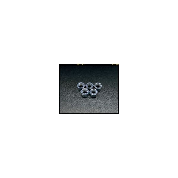 エスコ M30 六角ナット(ユニクロメッキ/5個) EA949GG-30 1セット(40個:5個×8袋)（直送品）