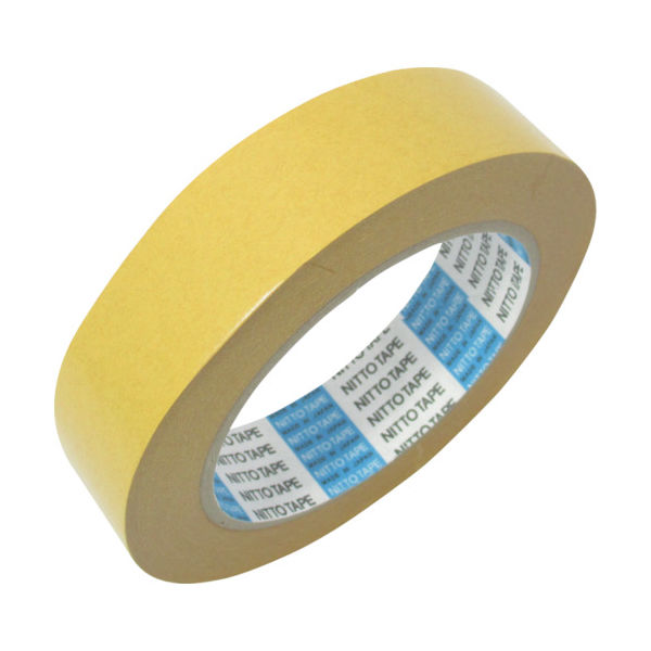 日東電工 日東 両面接着テープ No.501F 30mm×20m ホワイト 501F-30 1巻 398-2301（直送品）