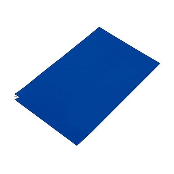 アズワン AP帯電防止粘着マット 6090 青 1-4737-75 1箱（直送品）