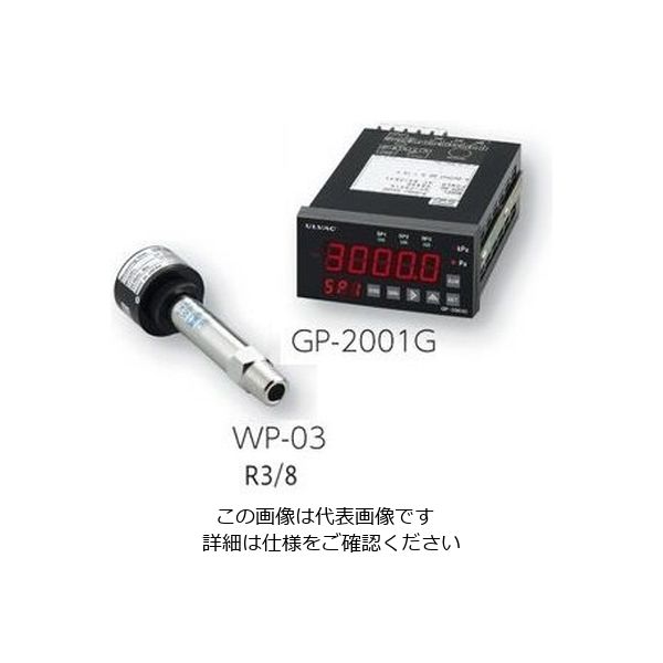 アルバック ピラニ真空計 GPー2001G+測定子WPー03 GP-2001G/WP-03 1式 2-157-03（直送品）