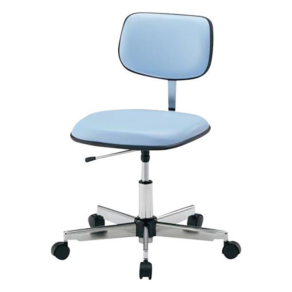 アズワン カラフルスタンダードチェア ブルー リング無し LSN-B 1脚 2-664-03（直送品）