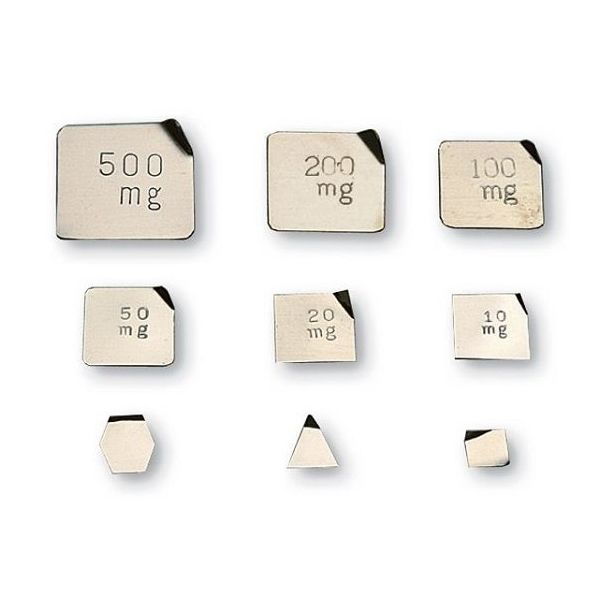 大正天びん製作所 板状分銅 M1PSBー50MA 50mg 2-493-04 1個（直送品）