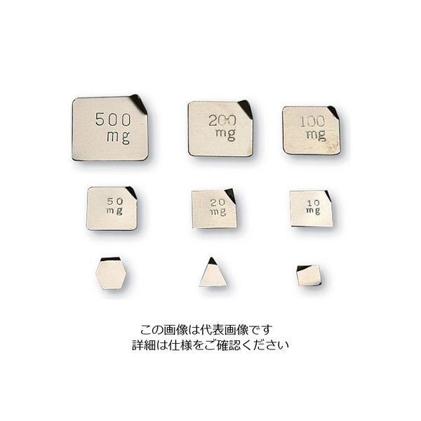 大正天びん製作所 板状分銅 F2PSBー5MA 5mg 2-492-07 1個（直送品）