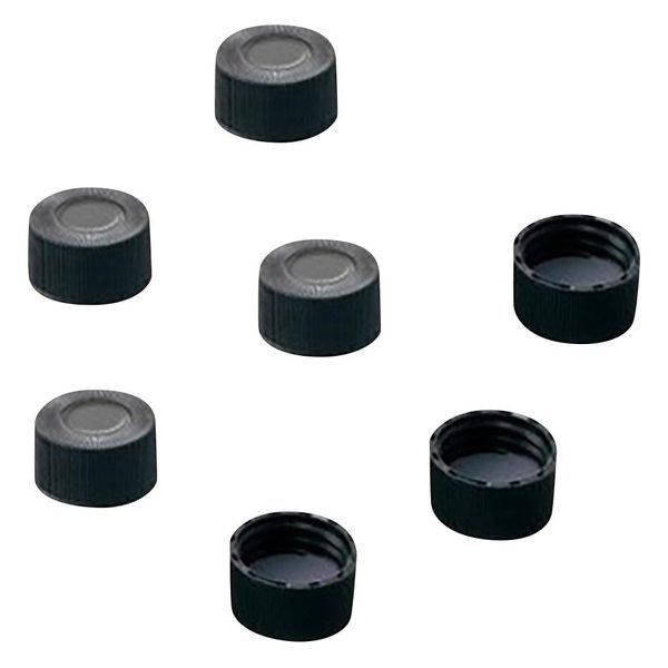 アズワン バイアル瓶用黒キャップ 100個入り 221224-SC 1袋(100個) 2-867-12（直送品）