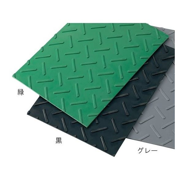アズワン ゴムマット(スチレン・ブタジエンゴム) 黒 1m×5m×5t 2-9253-02 1枚（直送品）