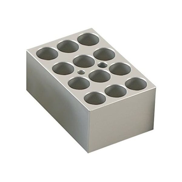 アズワン ドライバス(ビーズ・ウォーターバス兼用)用 ブロック 15mLチューブ 12本用 MD-B17 1個 2-9500-15（直送品）