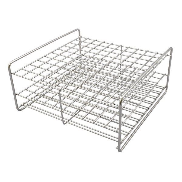 サンポー ステンレス試験管立 配列:10×10 サイズ:□18.5mm 16.5ー100H 1台 2-9502-30（直送品）