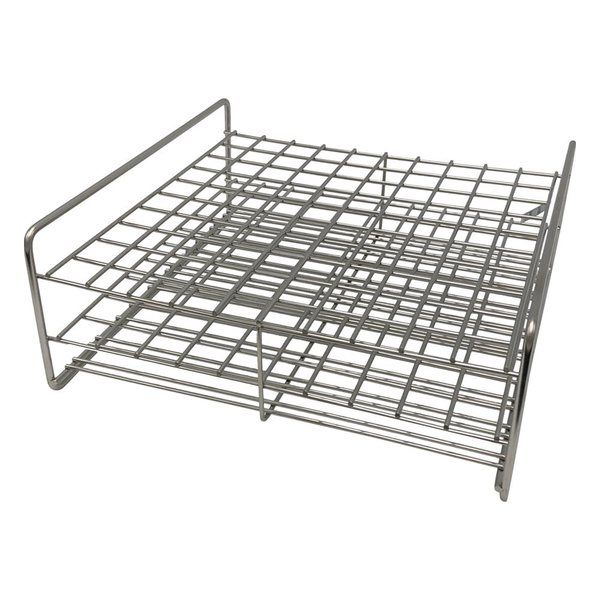 サンポー ステンレス試験管立 配列:10×10 サイズ:□18.5mm 16.5ー100L 1台 2-9502-31（直送品）