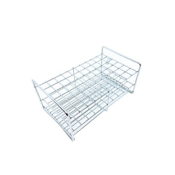 サンポー ステンレス試験管立 配列:6×10 サイズ:□20mm 18ー60 1台 2-9502-38（直送品）