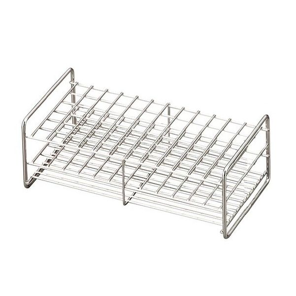 サンポー ステンレス試験管立 配列:6×12 サイズ:□26mm 24ー72 1台 2-9502-51（直送品）
