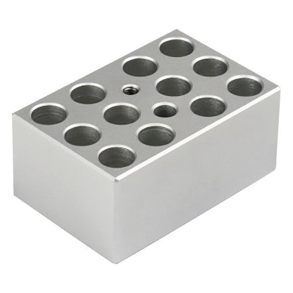 アズワン ミニブロックバス(ビーズ・ウォーターバス兼用)用 ブロック 1.5mlPCRチューブ 12本用 MD-MINI-B02 1個（直送品）