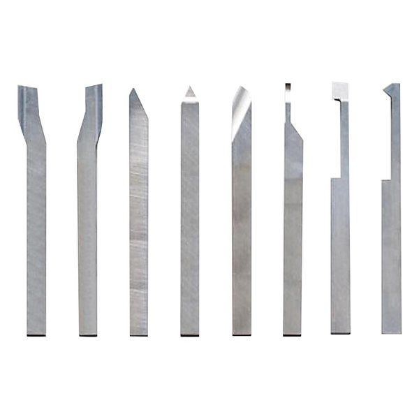 東洋アソシエイツ 卓上旋盤ハイスソリッドバイトセット 8本 Compact7用 2-9517-16 1セット（直送品）