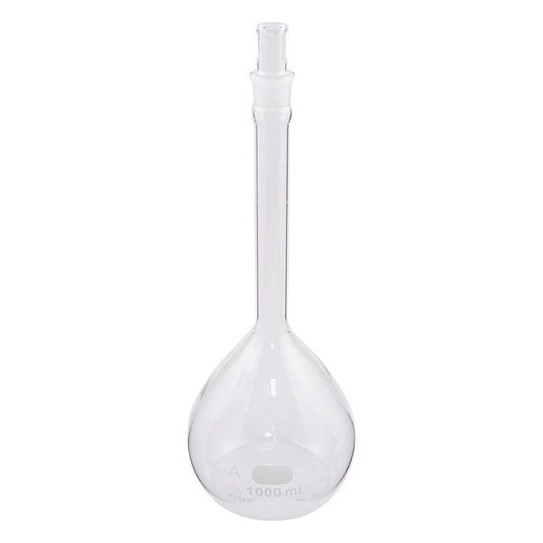 コーニングインターナショナル メスフラスコ CLassA 白 1000mL 5640-1L 1個 2-9474-11（直送品）