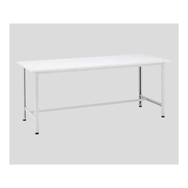 アズワン ポリ化粧板作業台 ホワイト 1500×600×740mm 2-964-07 1台（直送品）