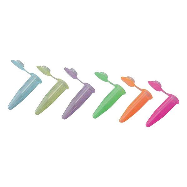 アズワン マイクロチューブ(高遠心タイプ) 6色 0.5mL 1袋(1000本入) 1110-09 1袋(1000本) 2-9653-05（直送品）