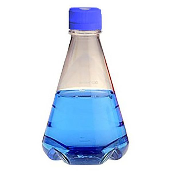 滅菌三角フラスコ(ベントフィルターキャップ/バッフル底) 125mL 1箱(24個入) 4116-0125 1箱(24個)（直送品）