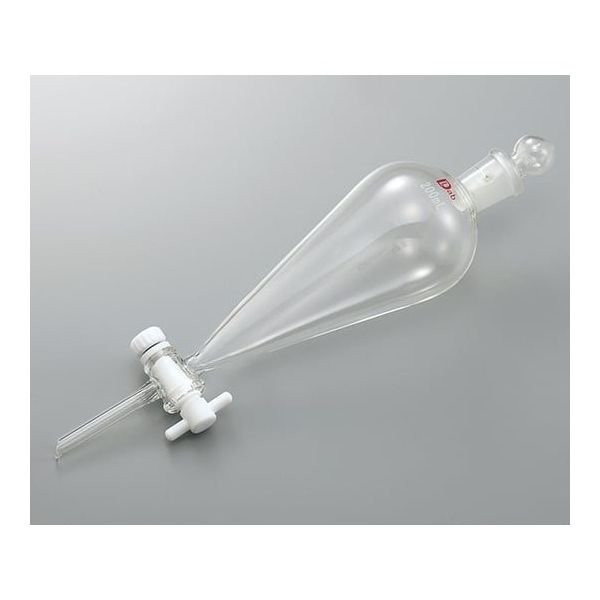 アズワン 分液ロートスキーブ型 PTFEコック付 100mL 2-9603-02 1個（直送品）