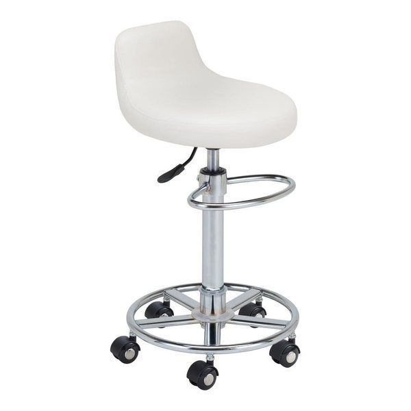 アズワン カラートレンドチェアー ハイタイプ ホワイト CTC-HB 1脚 3-1471-03（直送品）