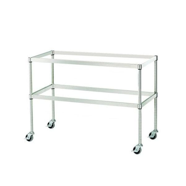 アズワン バスケットワゴン 2段 バスケット6個使用可 (SUS304製) 3-1524-03 1台（直送品）