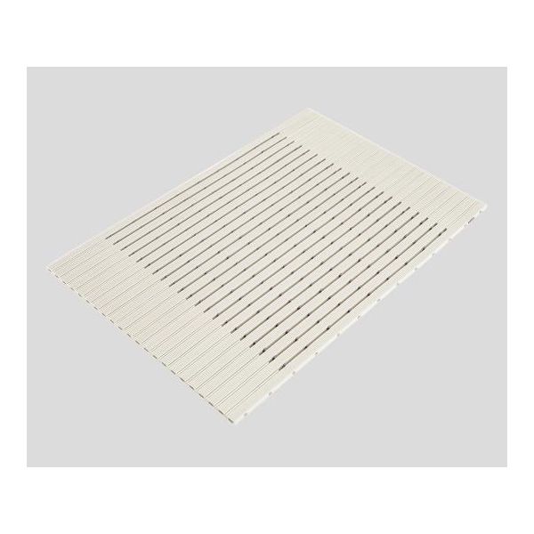 ミヅシマ工業 ストレートラインマット ホワイト 401-0110 1枚 2-9877-01（直送品）