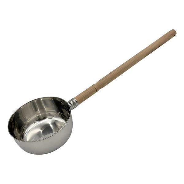 丸山ステンレス 木柄付き水杓子(SUS304) 0.5L 6-518-03 1個（直送品）