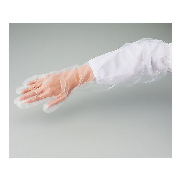 アズワン プロシェアポリエチレンロング手袋 フリーサイズ 8-2589-01 1箱(50枚)（直送品）
