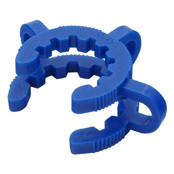 アズワン コニカルヘッドクリップ 青 適合スリ部上径:19mm C18960019E 1個 3-1585-04（直送品）