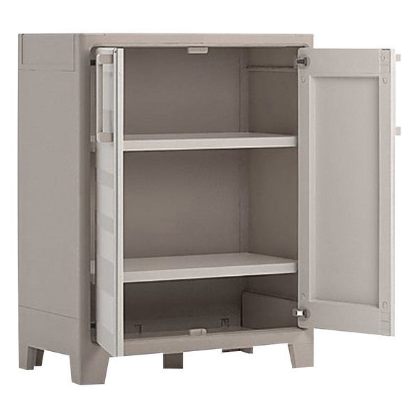 アズワン プラスチックキャビネット(Guliver)(下段、両開き) 組立済 9752000 046202 1台 3-1614-11（直送品）