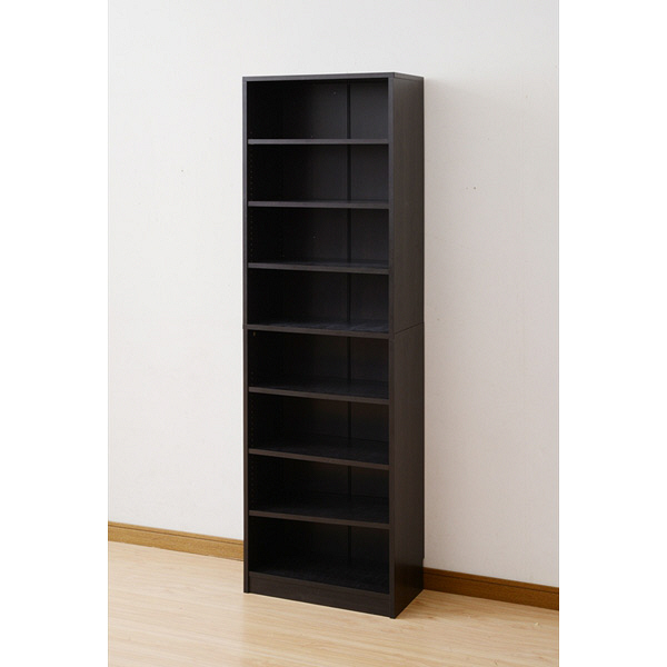 YAMAZEN オープンラック 幅560×奥行290×高さ1840mm ジョイブラウン