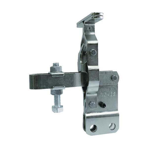 大阪角田興業 角田 ハンドル縦型トグルクランプ(下方押え型) No.42S 締圧力1.5kN KC-42S 1個 121-6929（直送品）