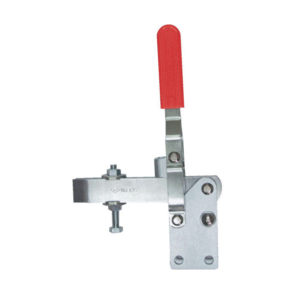 大阪角田興業 角田 ハンドル縦型トグルクランプ(下方押え型) No.X15 締圧力2.0kN KC-X15 1個 121-7755（直送品）