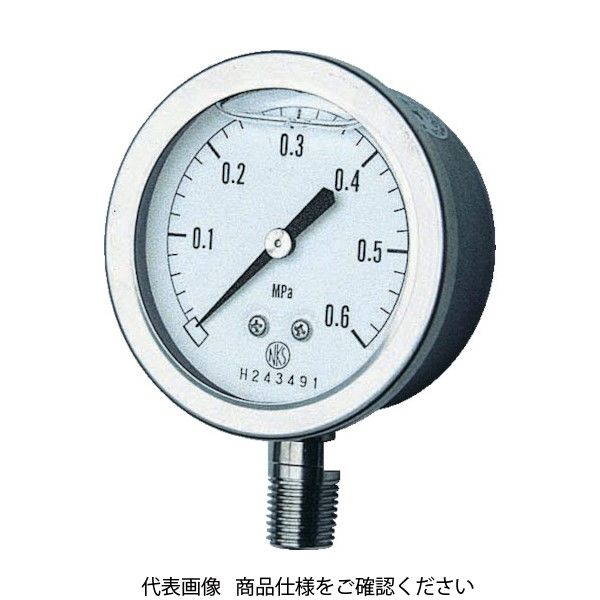 長野計器 長野 グリセン入圧力計 A枠立型 Φ60 最小目盛0.100 GV50-173-2.0MP 1個 157-5961（直送品）