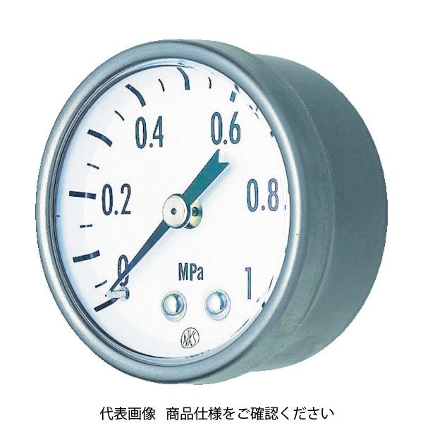 長野計器 長野 小型圧力計 圧力レンジ(MPa):0~0.2 GK25-271-0.2MP 1個 158-1015（直送品）