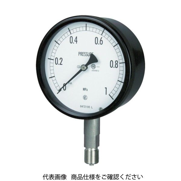 長野計器 長野 密閉形圧力計 A枠立型 Φ100 最小目盛0.100 BE10 長野計器 長野 密閉形圧力計 A枠立型 Φ100 最小目盛0.100 BE10