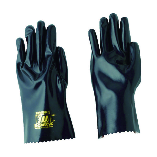 ダイヤゴム DAILOVE 静電気対策用ダイローブ3000(LW) D3000-LW 1双 324-7147（直送品）