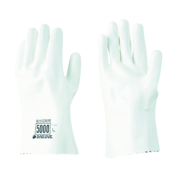 ダイヤゴム DAILOVE 耐溶剤用手袋 ダイローブ5000(L) D5000-L 1双 324-7180（直送品）