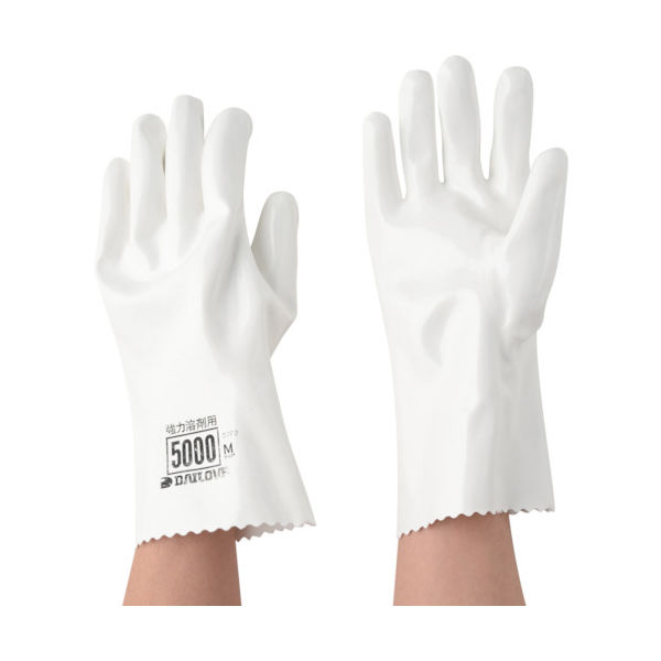 ダイヤゴム DAILOVE 耐溶剤用手袋 ダイローブ5000(M) D5000-M 1双 324-7210（直送品）