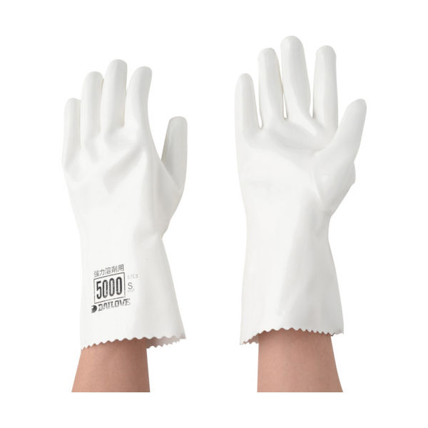 ダイヤゴム DAILOVE 耐溶剤用手袋 ダイローブ5000(S) D5000-S 1双 324-7228（直送品）