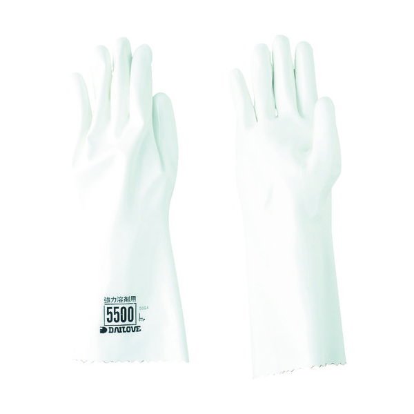 ダイヤゴム DAILOVE 耐溶剤用手袋 ダイローブ5500(L) D5500-L 1