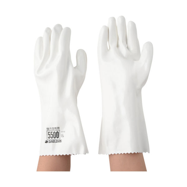 ダイヤゴム DAILOVE 耐溶剤用手袋 ダイローブ5500(LL) D5500-LL 1双 324-7244（直送品）