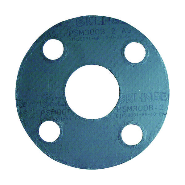 アキツ クリンガー 膨張黒鉛ガスケット(ステンレス爪付鋼板入り) 5枚入り 20A PSM-10K-20A 1袋(5枚) 361-3151（直送品）