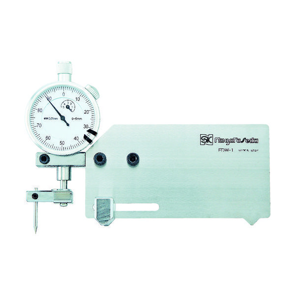 新潟精機 SK 溶接ゲージ(アンダーカット測定専用) 測定範囲0~2mm FDW-1 1個 377-5381（直送品）