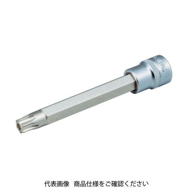 TONE ヘックスローブソケット ロングトルクスソケット(いじり防止タイプ) T25 先端寸法4.40mm 3TX-T25HL 1個（直送品）